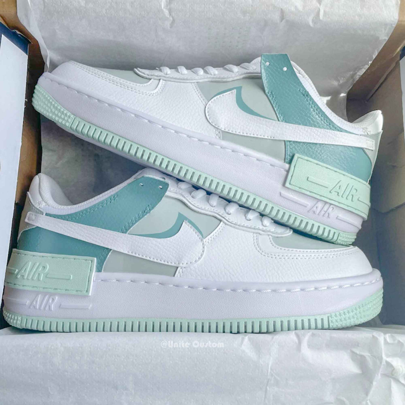 Custom Air Force 1 Shadow Sage Green