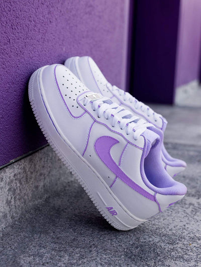 Sassy Mood Collection AF1 Lilac Purple Outline Air Force 1