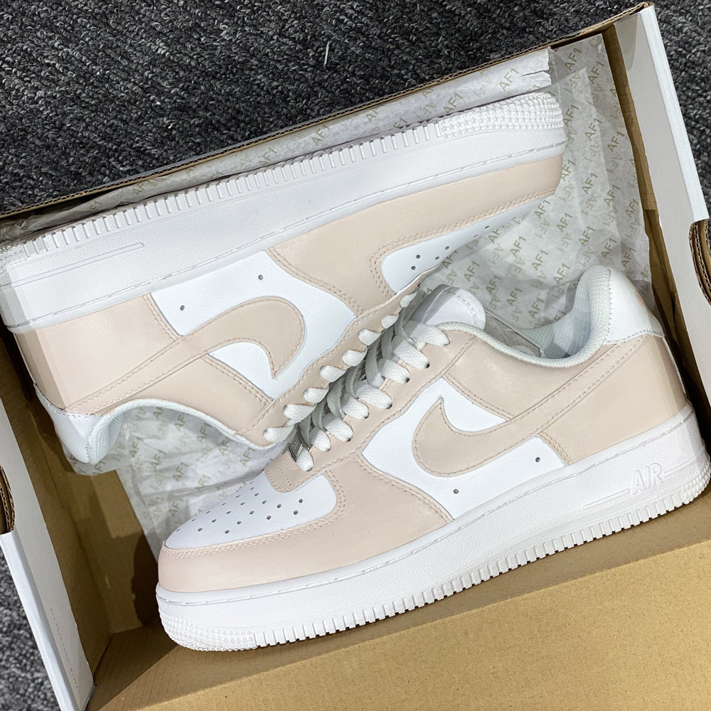 CREAM BEIGE AIR FORCE 1 CUSTOM