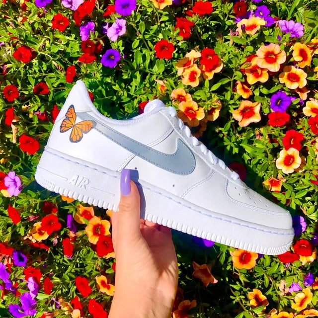 Custom Air Force 1 Monarch Butterfly 🧡🦋