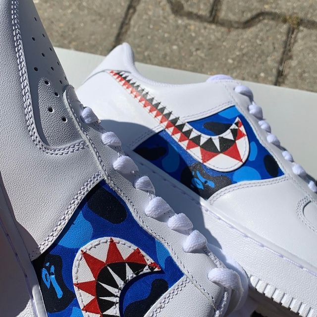 Nike Air Force 1 Ape Shark Desing