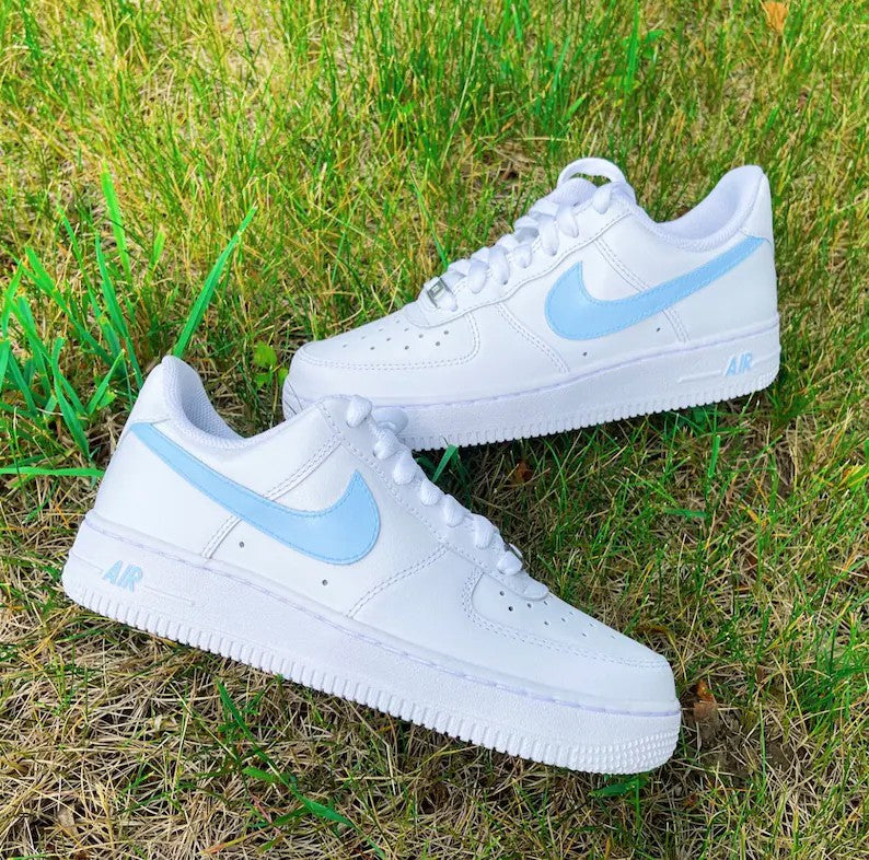 Baby Blue Custom Nike Air Force 1