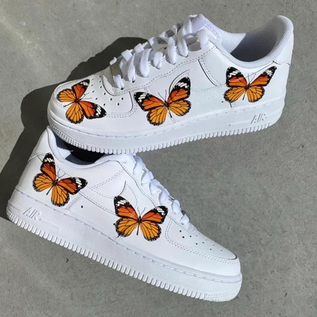 Custom Air Force 1 Butterfly Maple