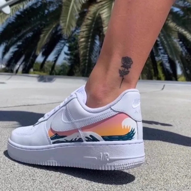 Custom Air Force 1 Beach Days