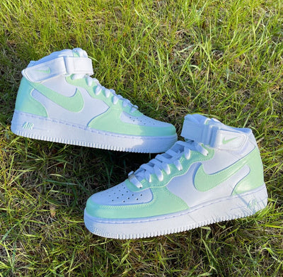 Sage Green Nike Air Force 1 Mid