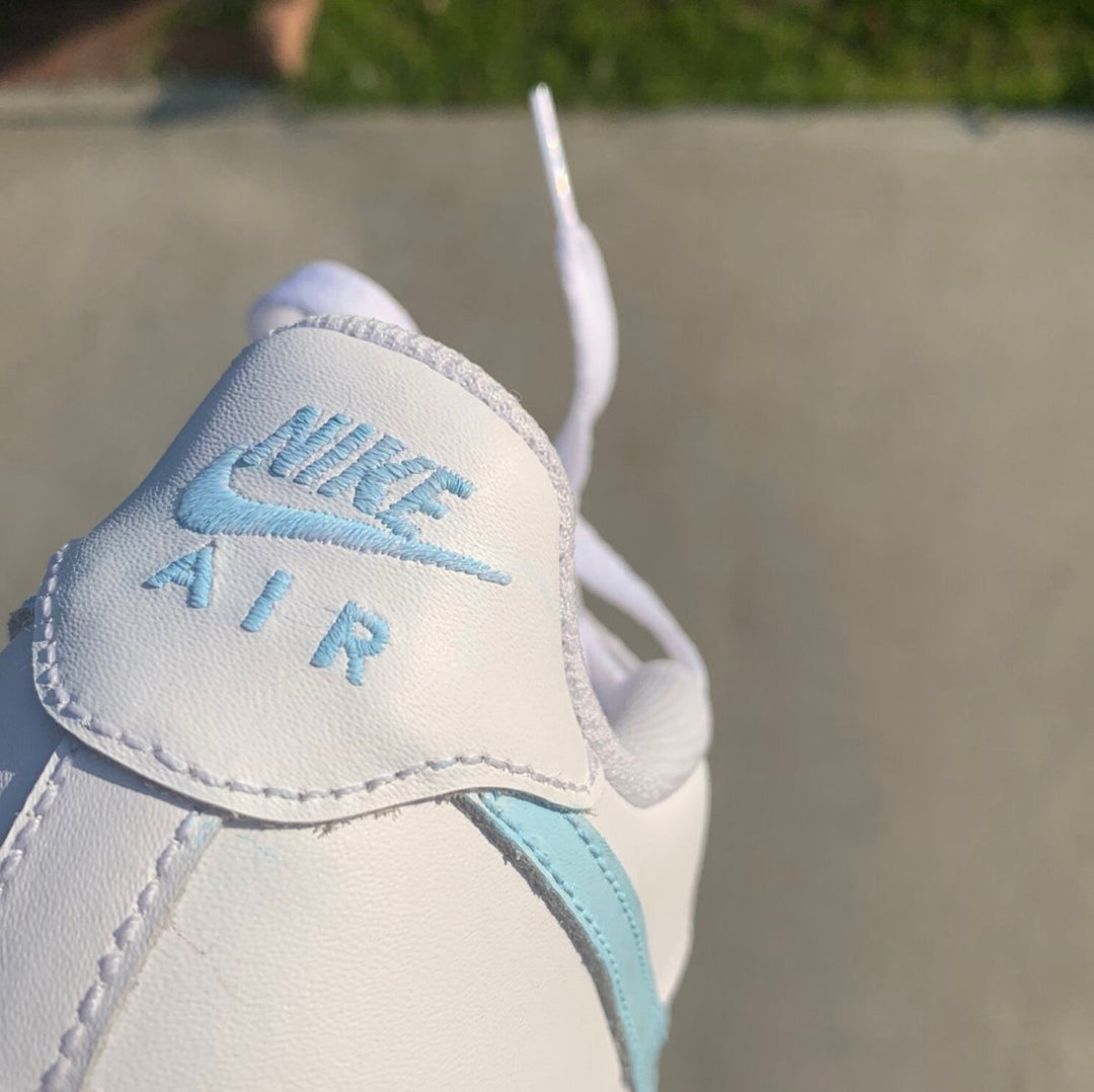 Custom Air Force 1's Pastel Blue