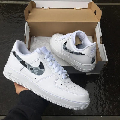 Custom Air Force 1 Grey Bape