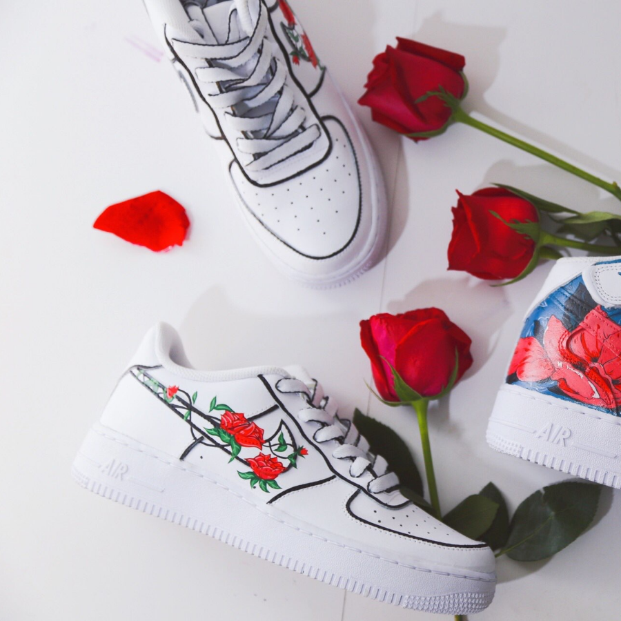 Air Force 1 Swoosh Rose