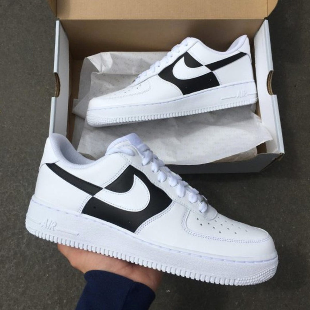 Custom Air Force 1 Colorblock Black