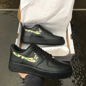 Custom Air Force 1 Black Bape