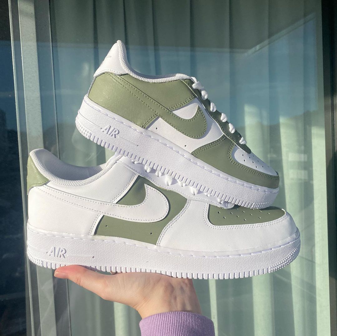 Custom Air Force 1 green