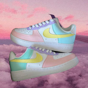 Pastel dreams Air Force 1s