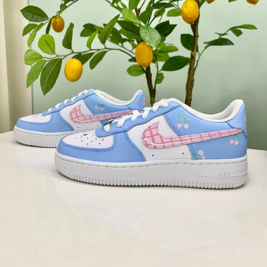 Air Force 1 Pom Pom Purin Baby Blue