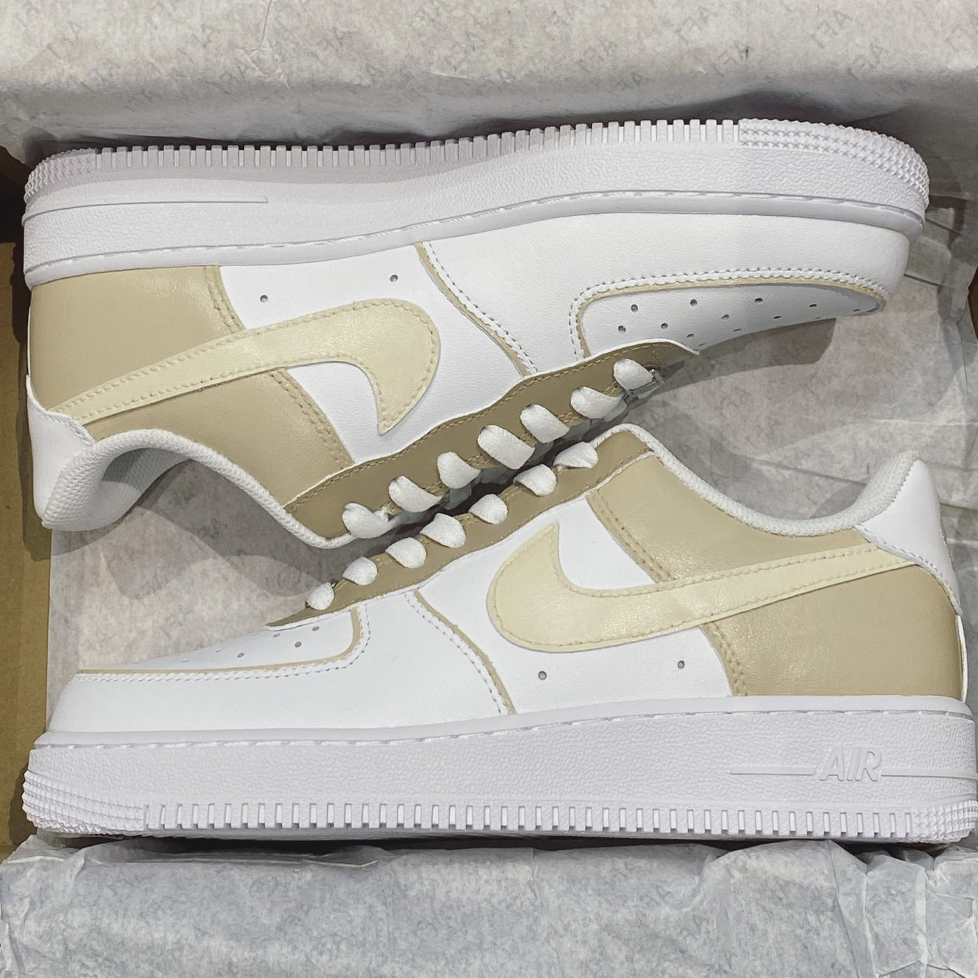 BEIGE CUSTOM AIR FORCE 1