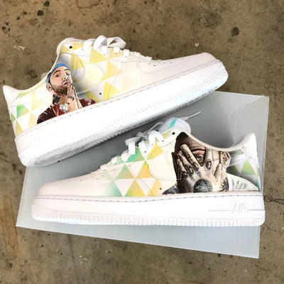 Custom Air Force 1 Mac Miller - Memorial Of Malcom McCormick