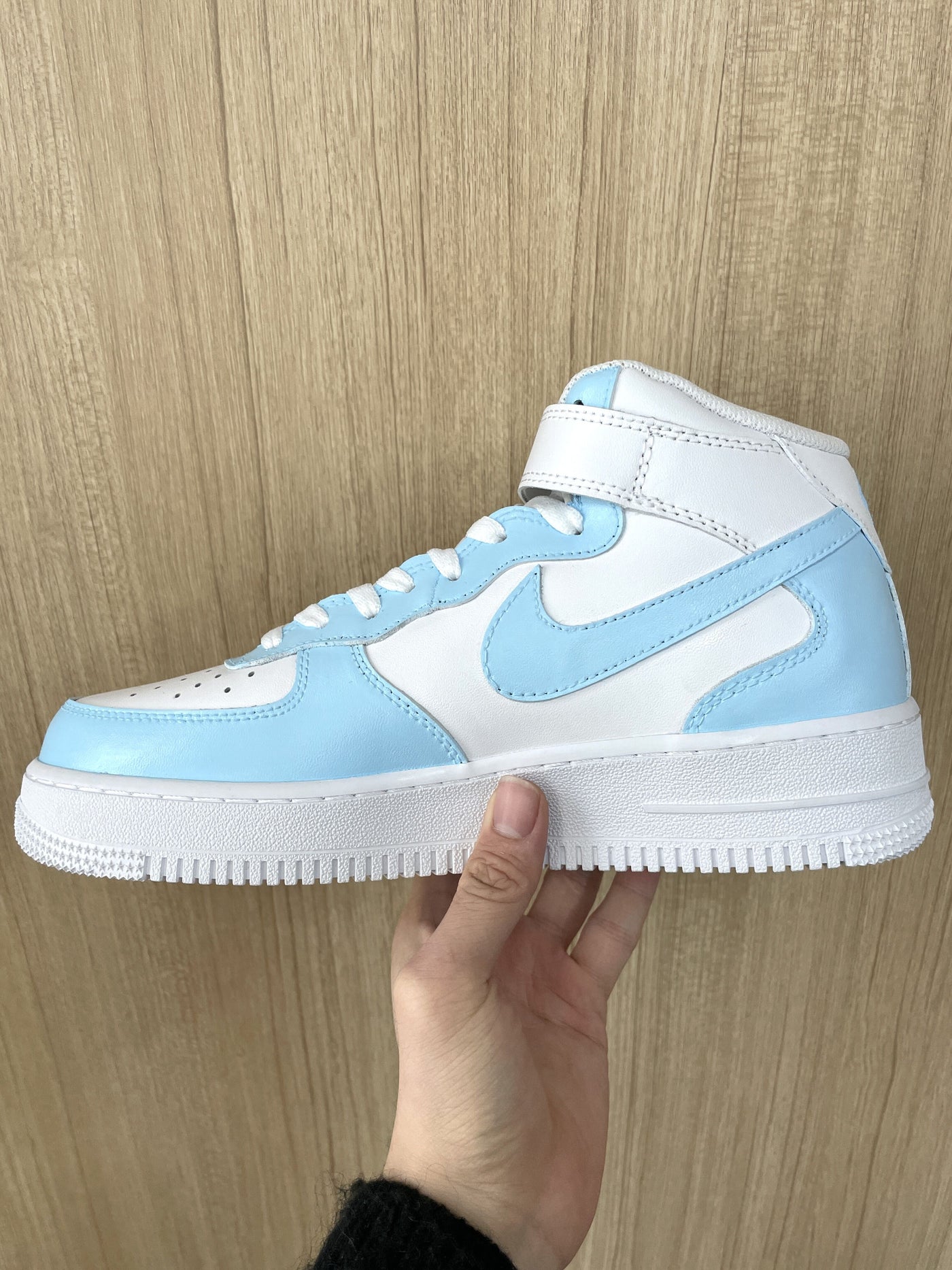 Custom Air Force 1 light blue