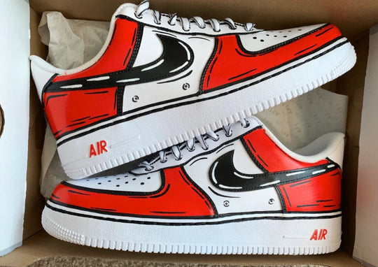 Cartoon Custom Nike Air Force 1