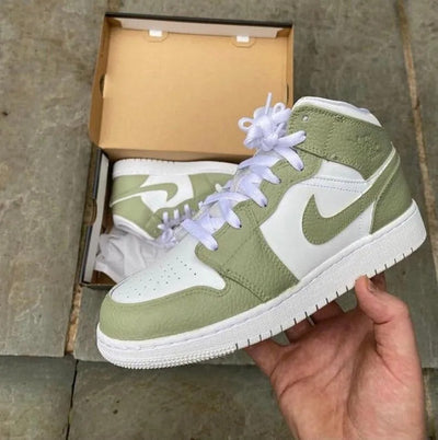 Custom Air Jordan 1 Military Green