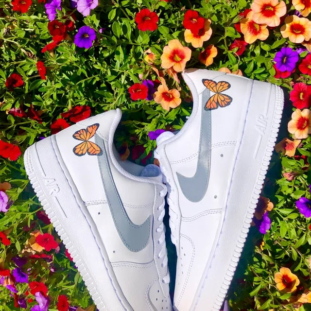 Custom Air Force 1 Monarch Butterfly 🧡🦋