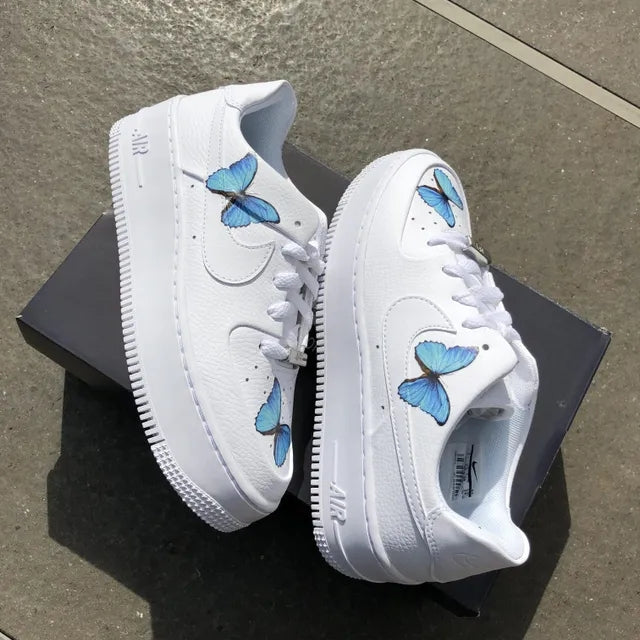 Custom Air Force 1 Butterfly Sage