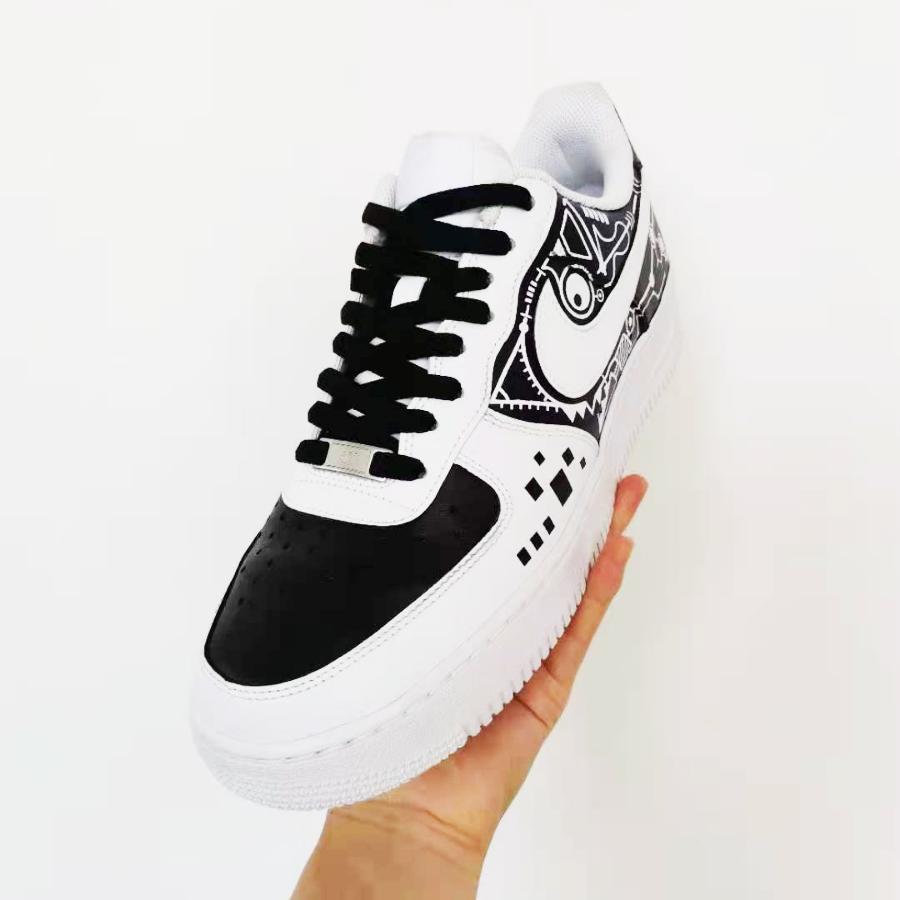 Air Force 1 Geometric Figure Shark