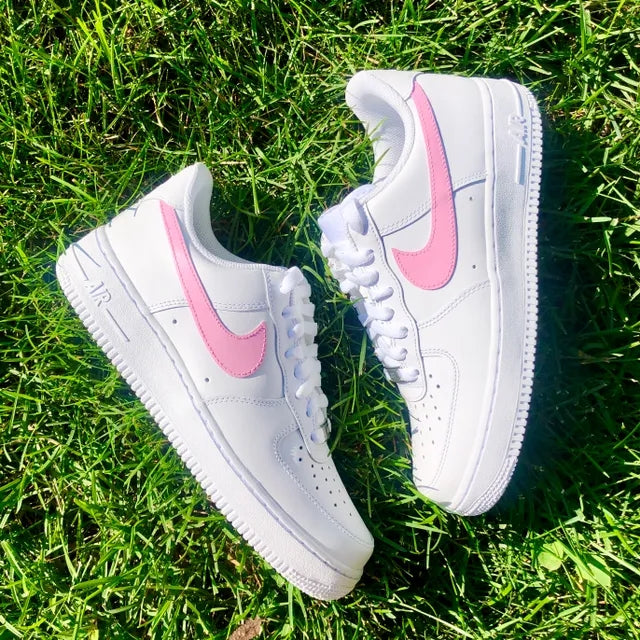 Custom Air Force 1 Baby Pink Pastel 🌸