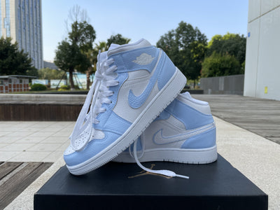 Baby Blue Air Jordan 1 Custom