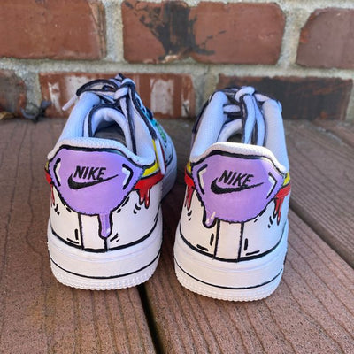 Colorful Drippy Cartoon AF1