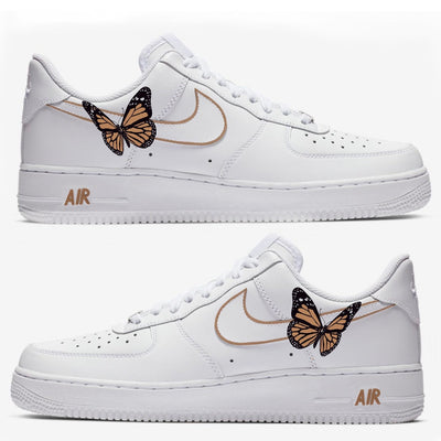 Tan Butterfly Custom Air Force 1