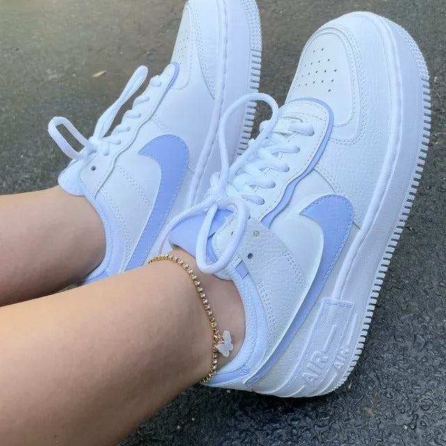 Custom Air Force 1 Periwinkle Shadow