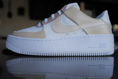 Beige Multicolored Custom Nike Air Force 1