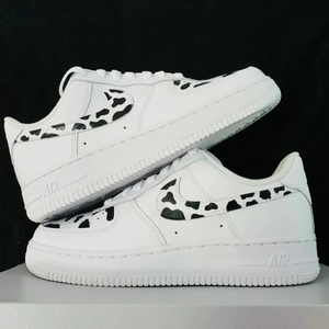 Custom Nike Air Force 1 Cow Print - any color