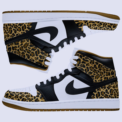 Custom Air Jordan 1 Leopard Print 🐆