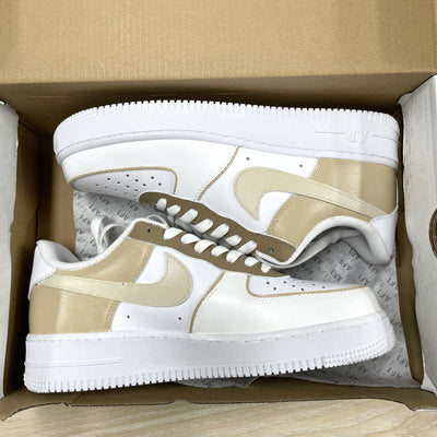 Custom Air Force 1 Brown Beige