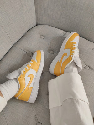 Custom Air Jordan 1 Low Yolk