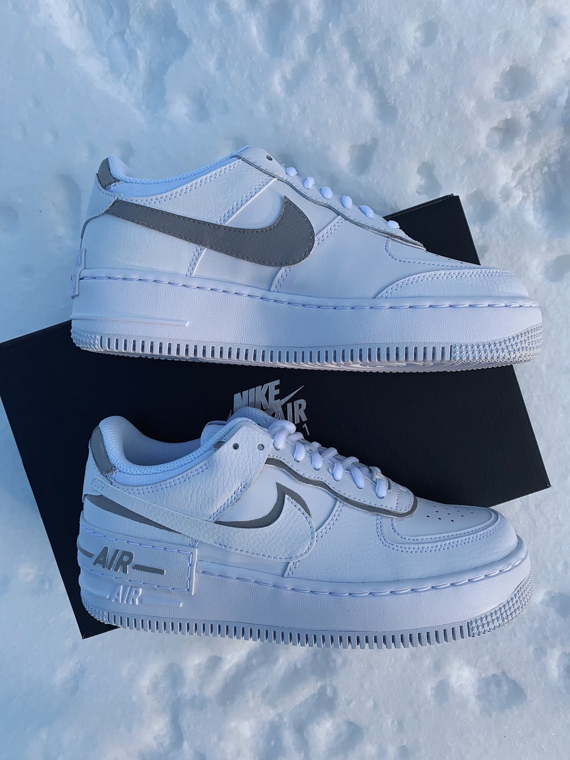 Grey Shadow Custom Nike Air Force 1's (AF1s)