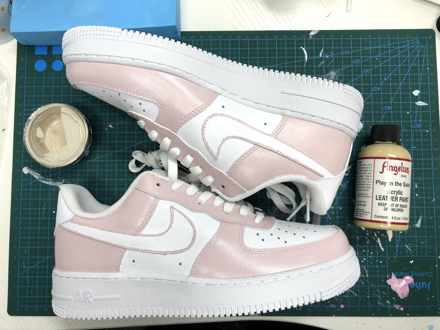 Custom Air Force 1 Plum Powder