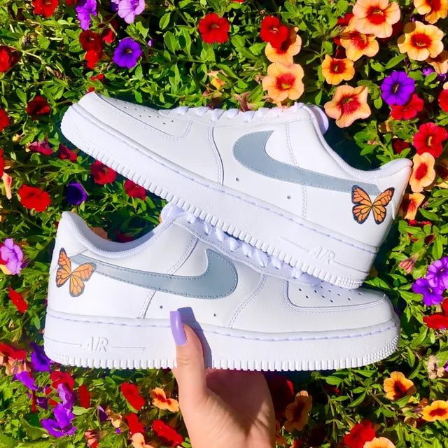 Custom Air Force 1 Monarch Butterfly 🧡🦋