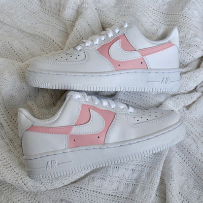 Light Pink Offset Color Block Air Force 1's