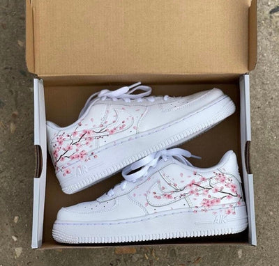 Cherry Blossom Custom Air Force 1s