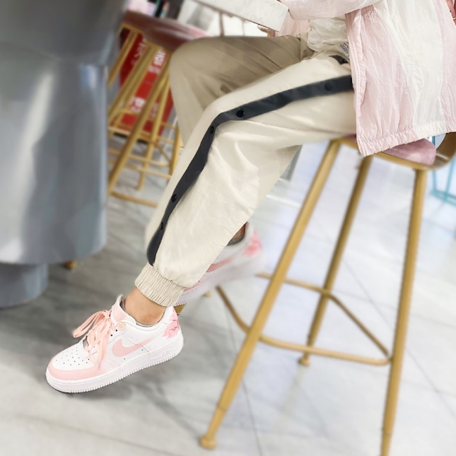 Air Force 1 Shadow Baby Pink White