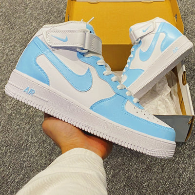 BLUE CUSTOM AIR FORCE 1 MID