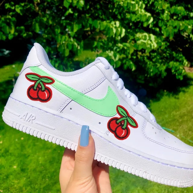 Custom Air Force 1 Cherry 🍒