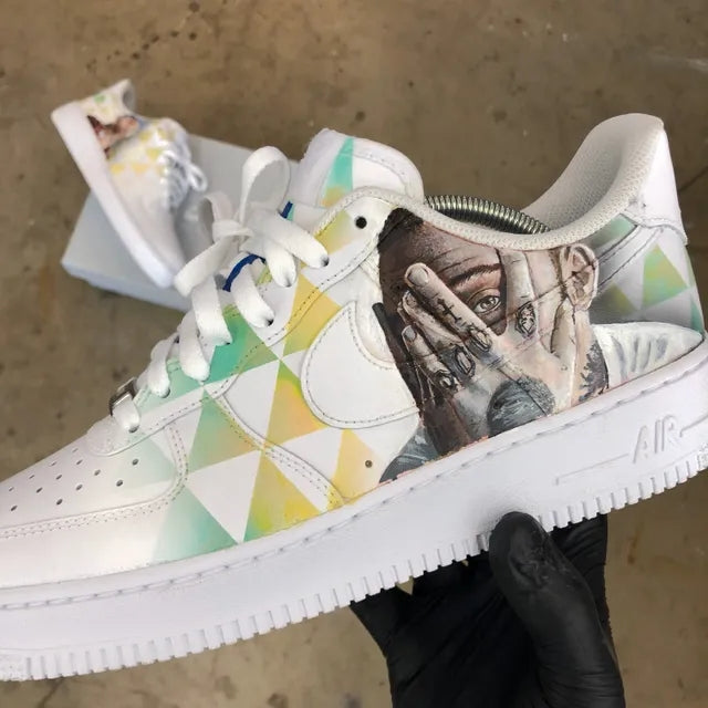 Custom Air Force 1 Mac Miller - Memorial Of Malcom McCormick