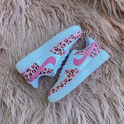 Custom Air Force 1 Pink Cheetah