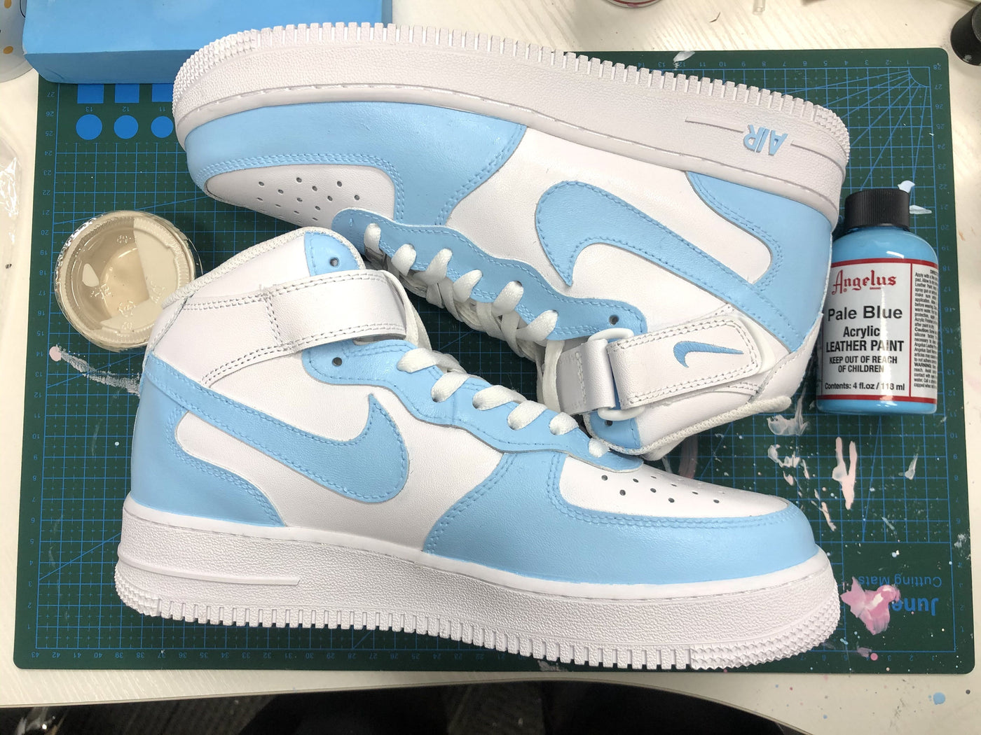 Custom Air Force 1 Light Blue