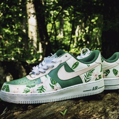 Custom Air Force 1 Flame Tiger