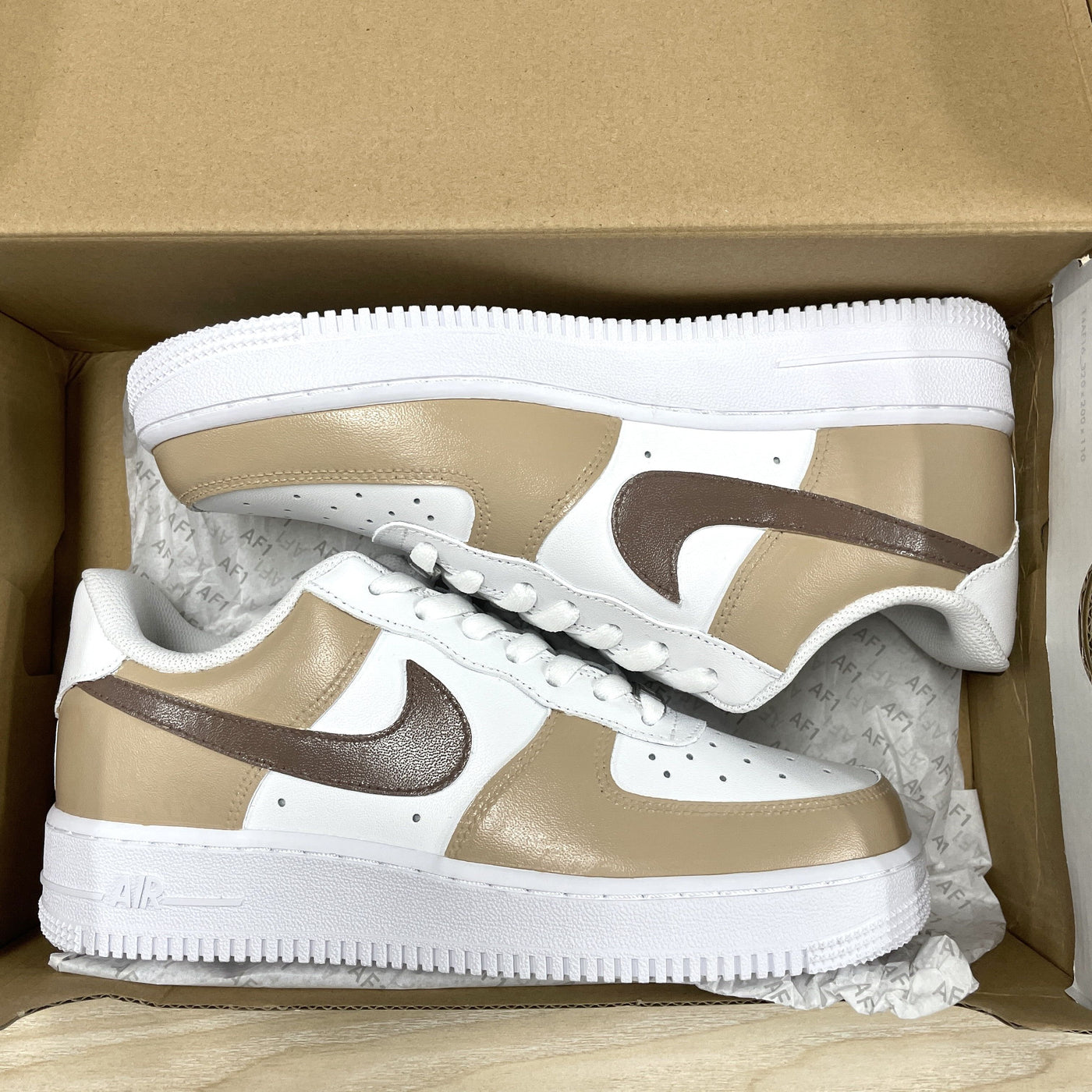 Custom Air Force 1 brown