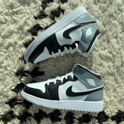 Black and Grey Air Jordan 1 Custom