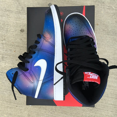 Custom Air Jordan 1 Handpainted Galaxy